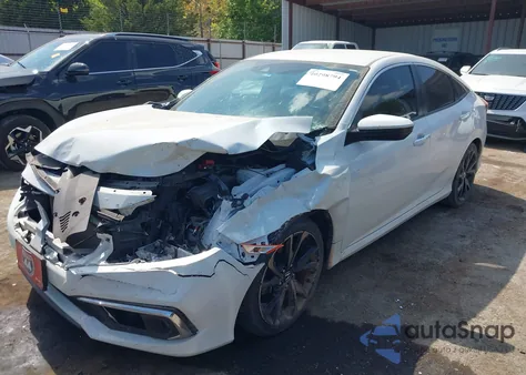 2020 Honda Civic Sport из США, поврежденный, VIN 2HGFC2F8XLH537079